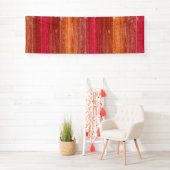 kleurrijke houten wand spandoek (Insitu)