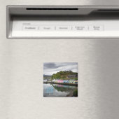 Kleurrijke huizen in Portree, Skye Magneet (Insitu (Vaatwasser))