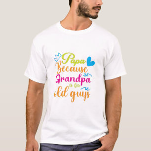 Kleurrijke 'I Love You Daddy'-afbeelding met een s T-shirt