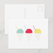 kleurrijke ijzen briefkaart (Voorkant / Achterkant)