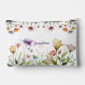 Kleurrijke Illustratie van Wilde Bloemen met Monog Etui (Achterkant)