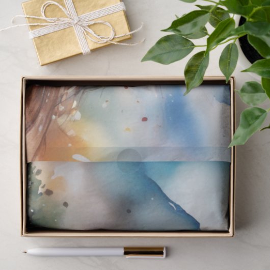 Kleurrijke inkt Blot Horse Tissue Paper Tissuepapier (Geschenk)