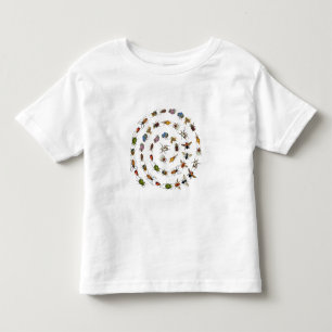 Kleurrijke insecten & kevers Patroon Kinder Shirts