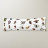 Kleurrijke  insecten & kevers Patroon Lichaamskussen (Voorkant)