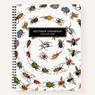 Kleurrijke insecten & kevers Patroon Notitieboek