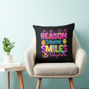 Kleurrijke inspirerende decoratie kussen