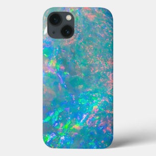 Kleurrijke Iridescent Opal   Abstracte telefoonkwe iPhone 13 Hoesje