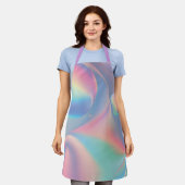 Kleurrijke iriserende psychedelische bubbels schort (Gedragen)