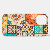 Kleurrijke Islamitische Patchwork:  Tegel. Case-Mate iPhone Case (Achterkant (horizontaal))