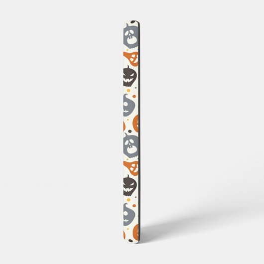 Kleurrijke Jack-O'-Lantern gezichten patroon Samsung Galaxy Hoesje (Linkerkant)