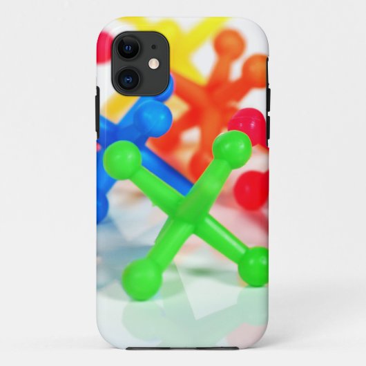 kleurrijke jacks Case-Mate iPhone case (Achterkant)