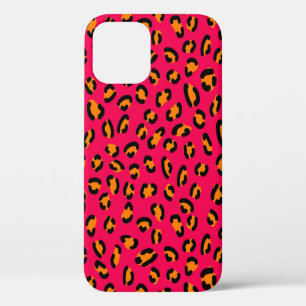 Kleurrijke jaguaire huid naadloos patroon, dierlij iPhone 12 hoesje