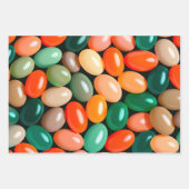 Kleurrijke Jelly Bean Art Wrapping Paper Sheets (Voorkant 3)