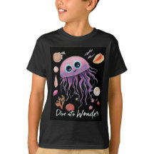 Kleurrijke Jellyfish Kinderen T-shirt