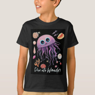 Kleurrijke Jellyfish Kinderen T-shirt