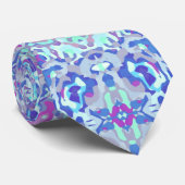 Kleurrijke Jewel Tone Boho Hippie Trippy Mandala Stropdas (Opgerold)