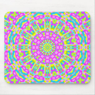Kleurrijke Kaleidoscoop 01 Muismat