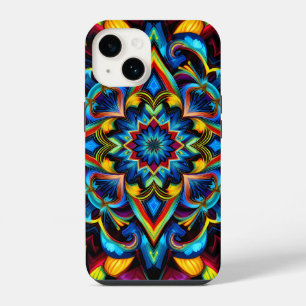 Kleurrijke Kaleidoscoop Mandala iPhone 14 Hoesje