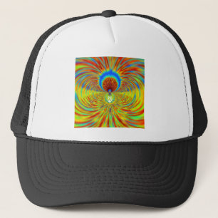 Kleurrijke Kaleidoscope Art Print Trucker Pet