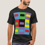 Kleurrijke Kansas Pattern Pop Art T-shirt (Voorkant)