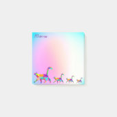 Kleurrijke kat Abstract art modern, persoonlijk Post-it® Notes (Voorkant)