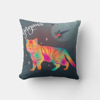 Kleurrijke kat-cliparts kussen