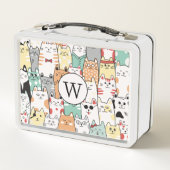 Kleurrijke Katten, Katten & Meer Katten Monogram (Achterkant)