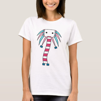 Kleurrijke kawaii schattige karakter tshirts