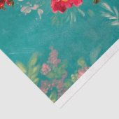 Kleurrijke kerst Franse poedel decoupage Tissuepapier (Detail)