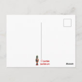 Kleurrijke kerst notenkraker Speelgoed Briefkaart (Achterkant)