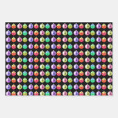 Kleurrijke Kerst Retro Art Wrap Craft Paper (Voorkant 3)