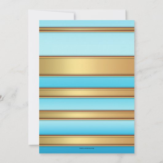 Kleurrijke kerst strand viering uitnodiging (Achterkant)