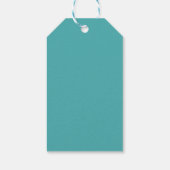 Kleurrijke Kerst Vakantie Cadeaulabel (Achterkant)