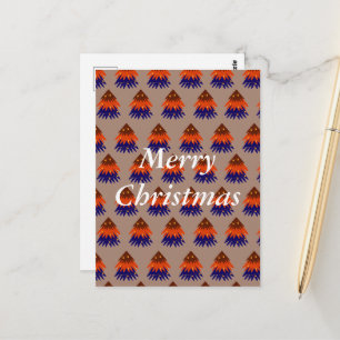 Kleurrijke Kerstboom - Ansichtkaart Briefkaart