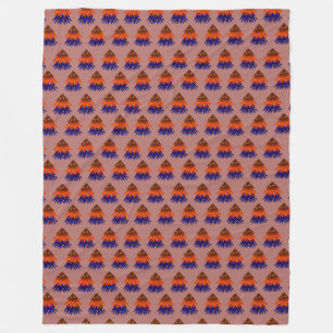 Kleurrijke Kerstboom - Fleece Dekbed Deken