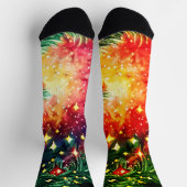 Kleurrijke kerstboom met decoraties  sokken (Top)