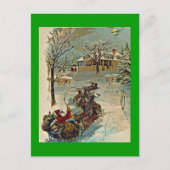 kleurrijke kerstbriefkaarten feestdagenkaart (Voorkant)