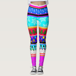Kleurrijke kerstLeggings Leggings