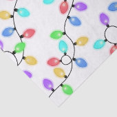 Kleurrijke kerstlichten tissuepapier (Detail)