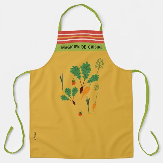 Kleurrijke keuken chef cadeau Schort (Voorkant)