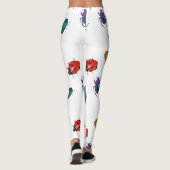 Kleurrijke kevers leggings (Achterkant)