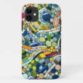 Kleurrijke kiezelstenen mozaïek kunst Case-Mate iPhone case (Achterkant)