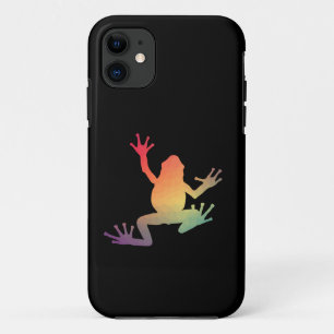 Kleurrijke kikkervisjes iPhone 11 hoesje
