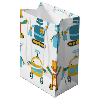 Kleurrijke Kinder robot Medium Cadeauzakje