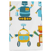 Kleurrijke Kinder robot Medium Cadeauzakje (Voorkant)