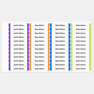 Kleurrijke Kinder school uniform kleding Labels