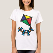 Kleurrijke Kite T-Shirt (Voorkant)