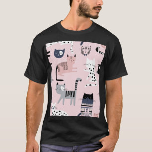 Kleurrijke Kittens: Kinderachtig roze T-shirt