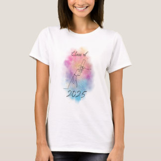 Kleurrijke Klasse van 2025 T-shirt