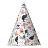 Kleurrijke kleine vogelsoorten - botanisch paradij feesthoedjes (Achterkant)